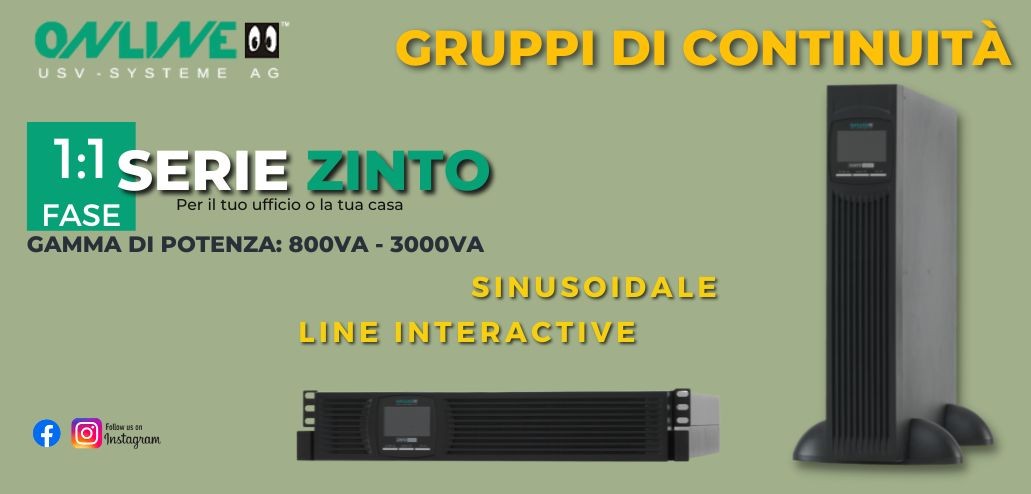 ZINTO - Gruppo di Continuità - UPS Line Interactive